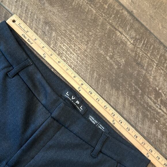 LVPL Women's Ladies Knit Trouser Black Blue Size 14/32 - Picture 7 of 9
